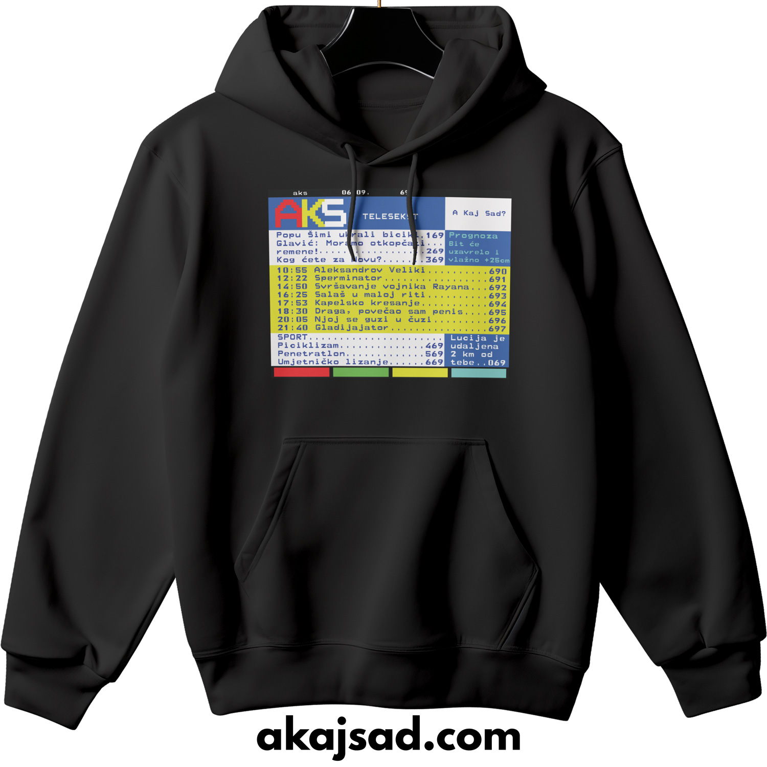 Teletekst prosti – Hudica