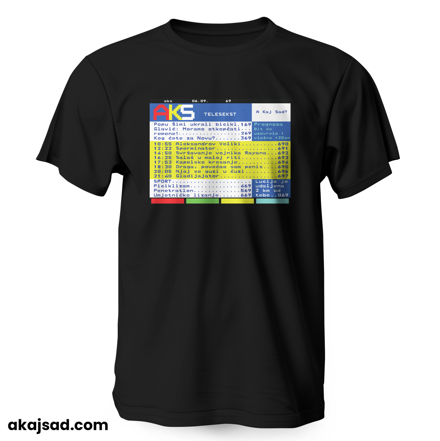 Teletekst Prosti – Majica kratka